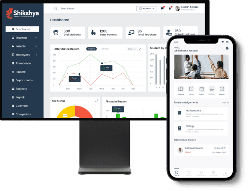 Shikshya Admin Mockup Image
